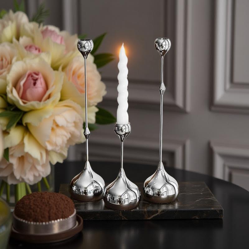 LUXE - Ljustakar i metall – 3-pack | Elegant design i silver, guld och krom