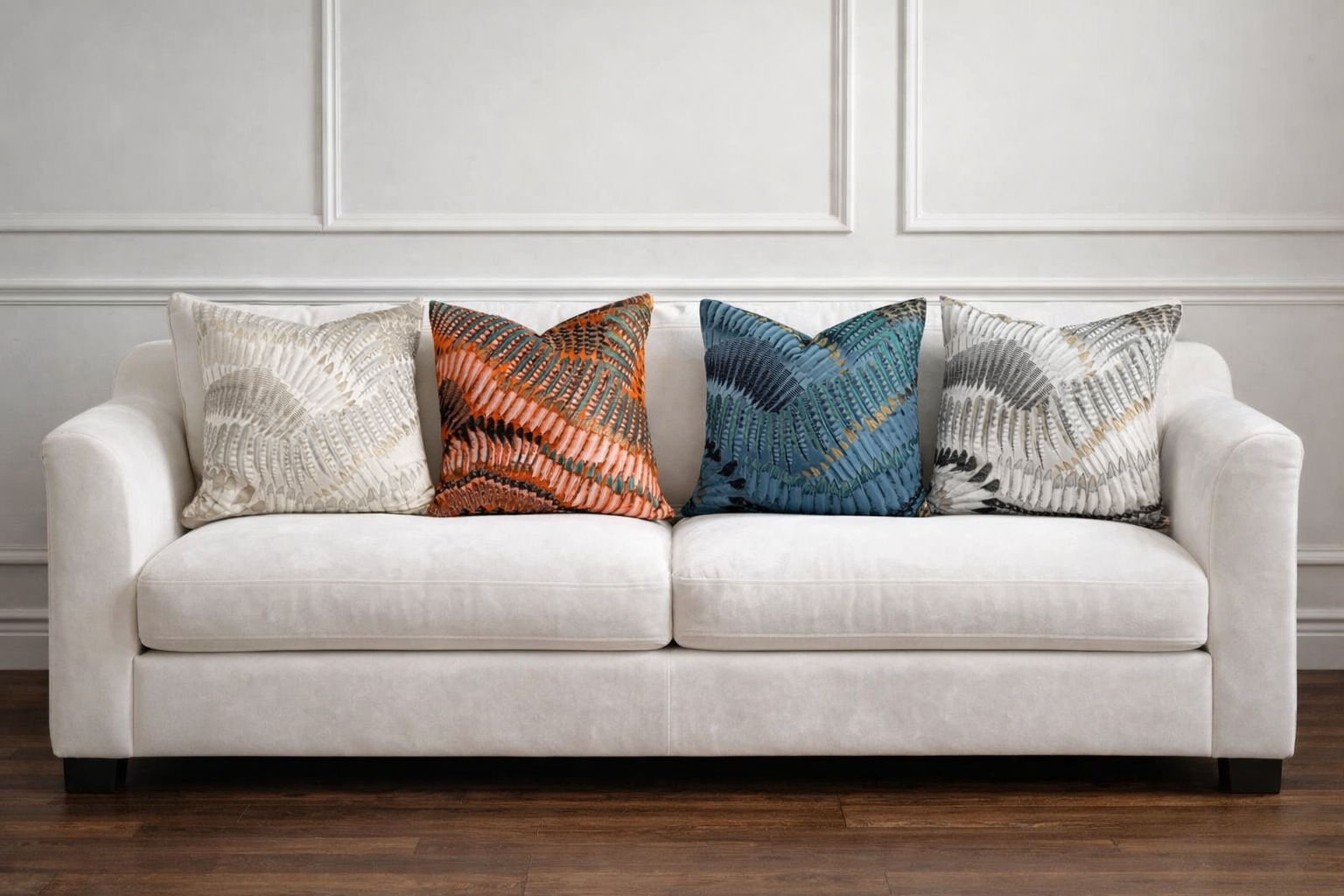 MILEA Prydnadskudde 45×45 cm – Modern Skandinavisk Design