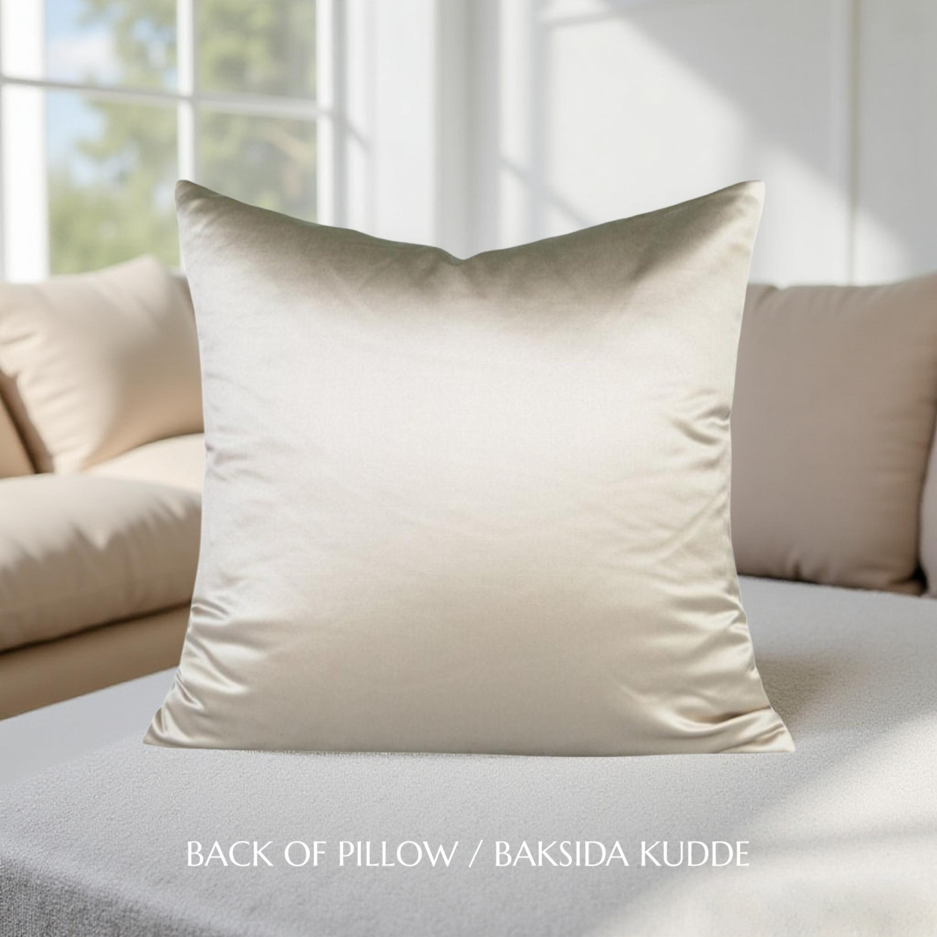 MILEA Prydnadskudde 45×45 cm – Modern Skandinavisk Design