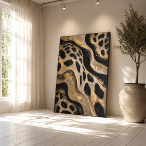 CELISTEA ATELIER Leopard Luxe  – Premium Canvas Tavla
