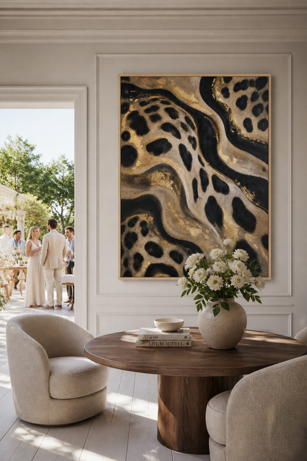 CELISTEA ATELIER Leopard Luxe  – Premium Canvas Tavla