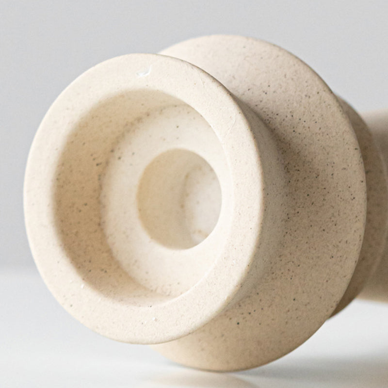 NORDSAND - Keramisk ljusstake i nordisk design – säljes styckvis