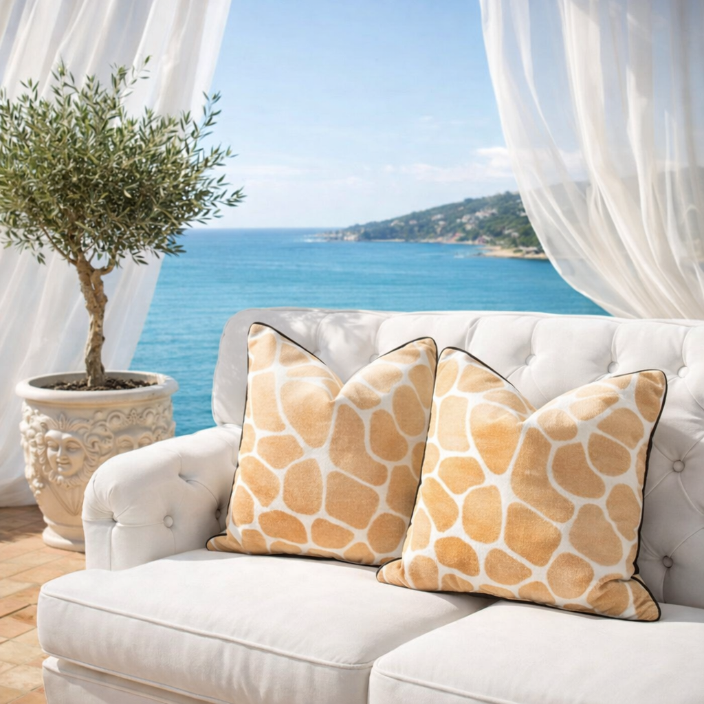 WILD ELEGANCE- Djurmönstrat Prydnadsfodral för Soffa & Säng