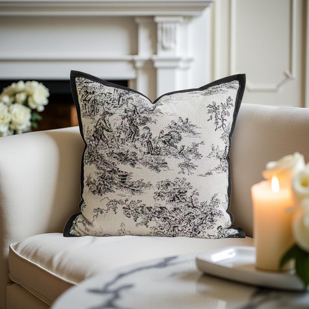 Prydnadskudde 45x45 cm – Elegant design för ett stilfullt hem