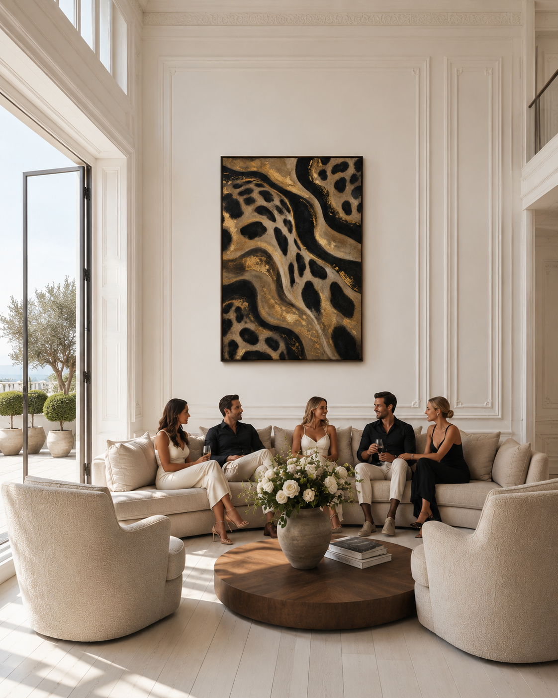 CELISTEA ATELIER Leopard Luxe  – Premium Canvas Tavla