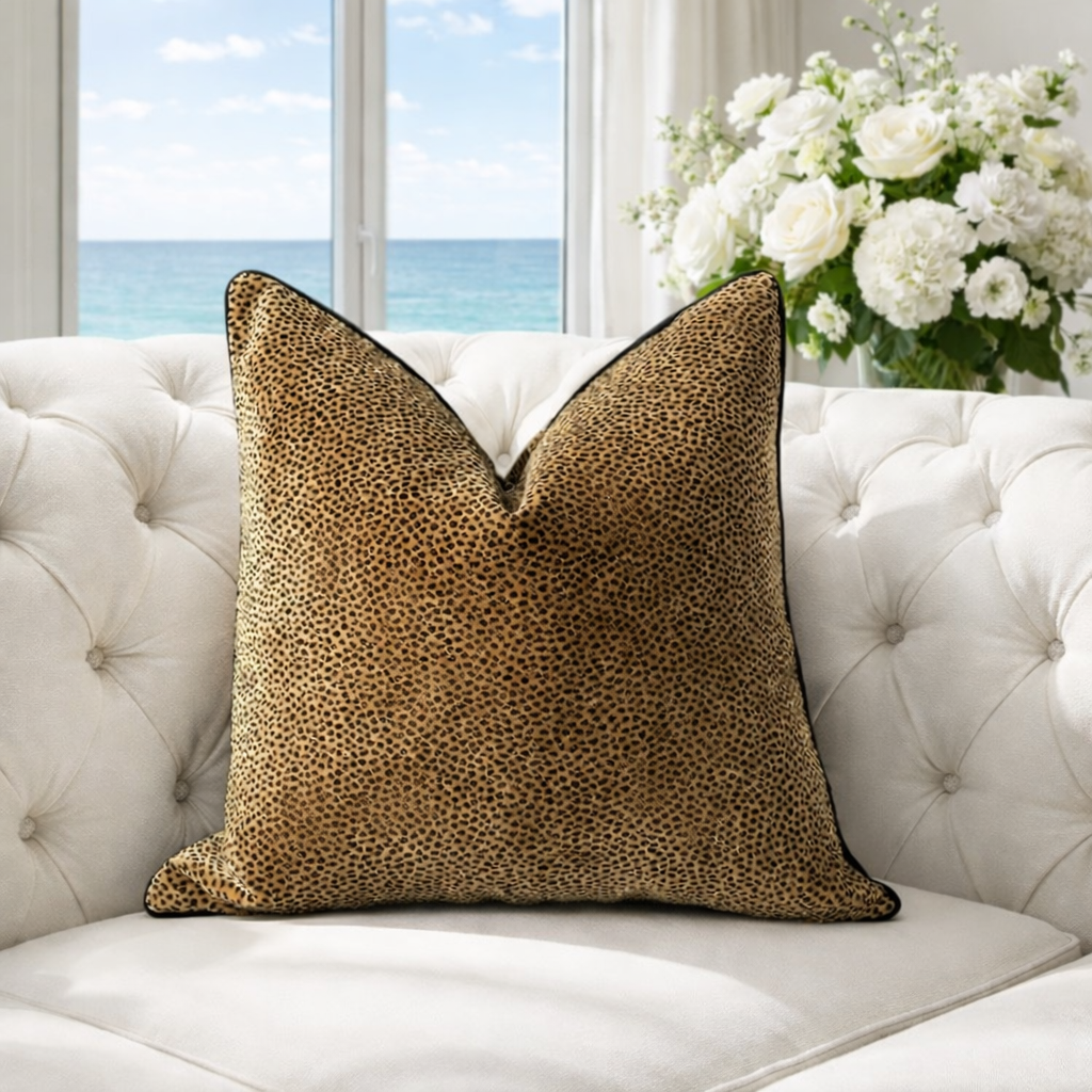 WILD ELEGANCE- Djurmönstrat Prydnadsfodral för Soffa & Säng