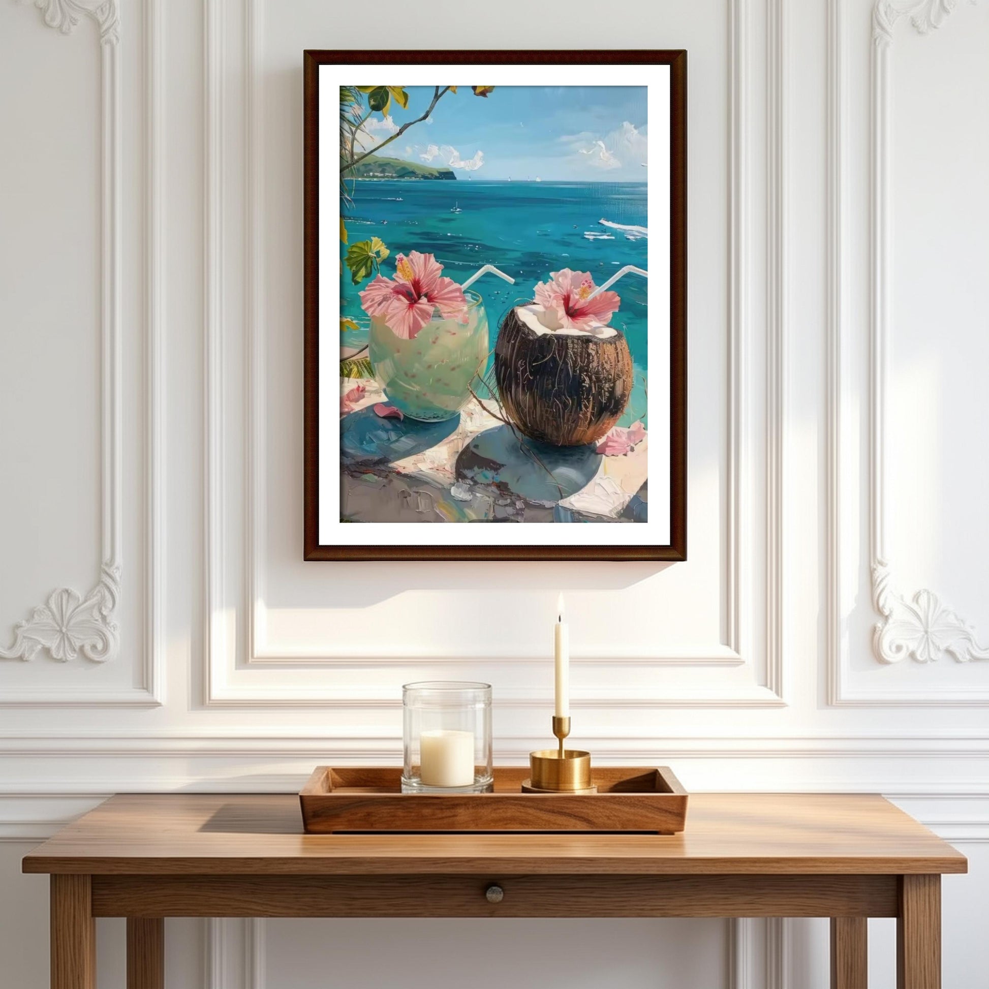 IBIZA - Canvas Tavla – Modern väggdekoration med somrig känsla