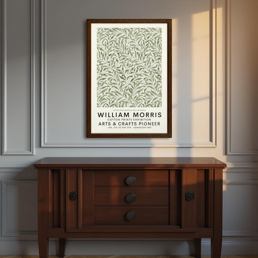 MORRIS BOTANICA - Botanisk blomsterposter – William Morris inspirerad väggkonst
