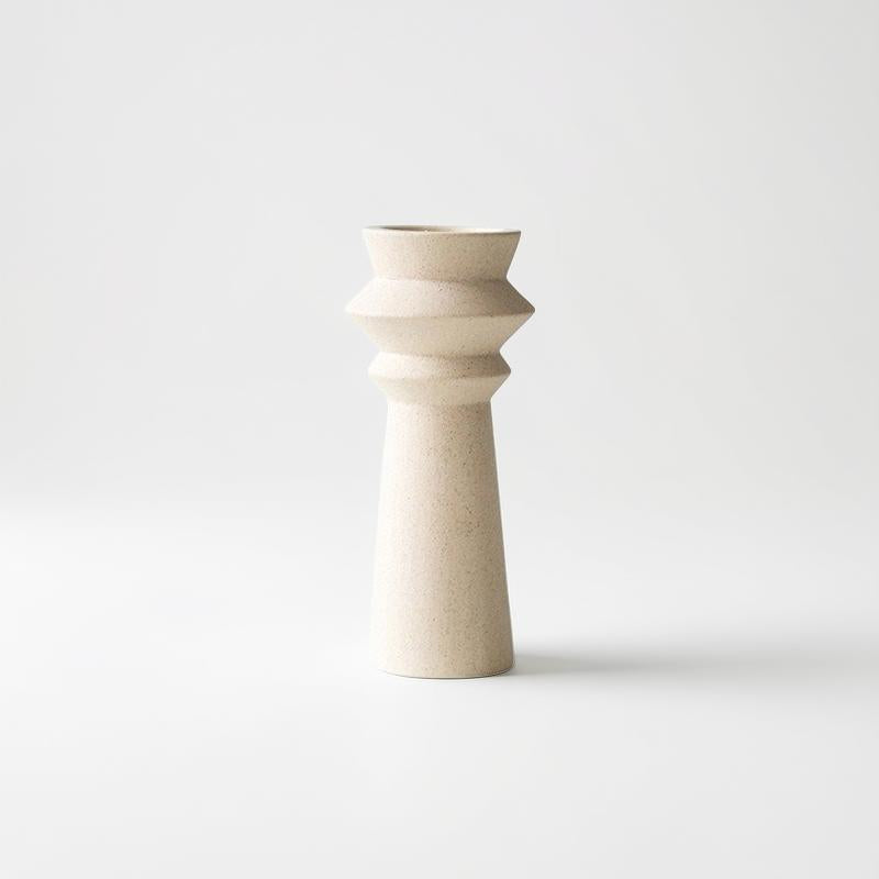 NORDSAND - Keramisk ljusstake i nordisk design – säljes styckvis