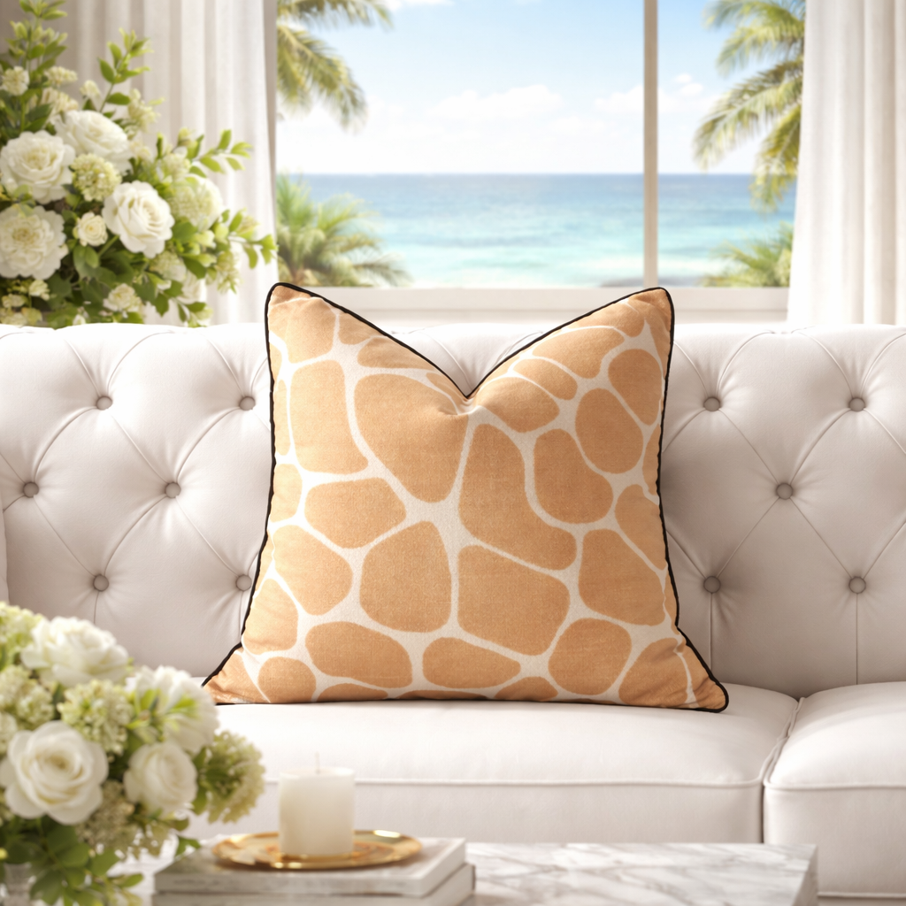 WILD ELEGANCE- Djurmönstrat Prydnadsfodral för Soffa & Säng