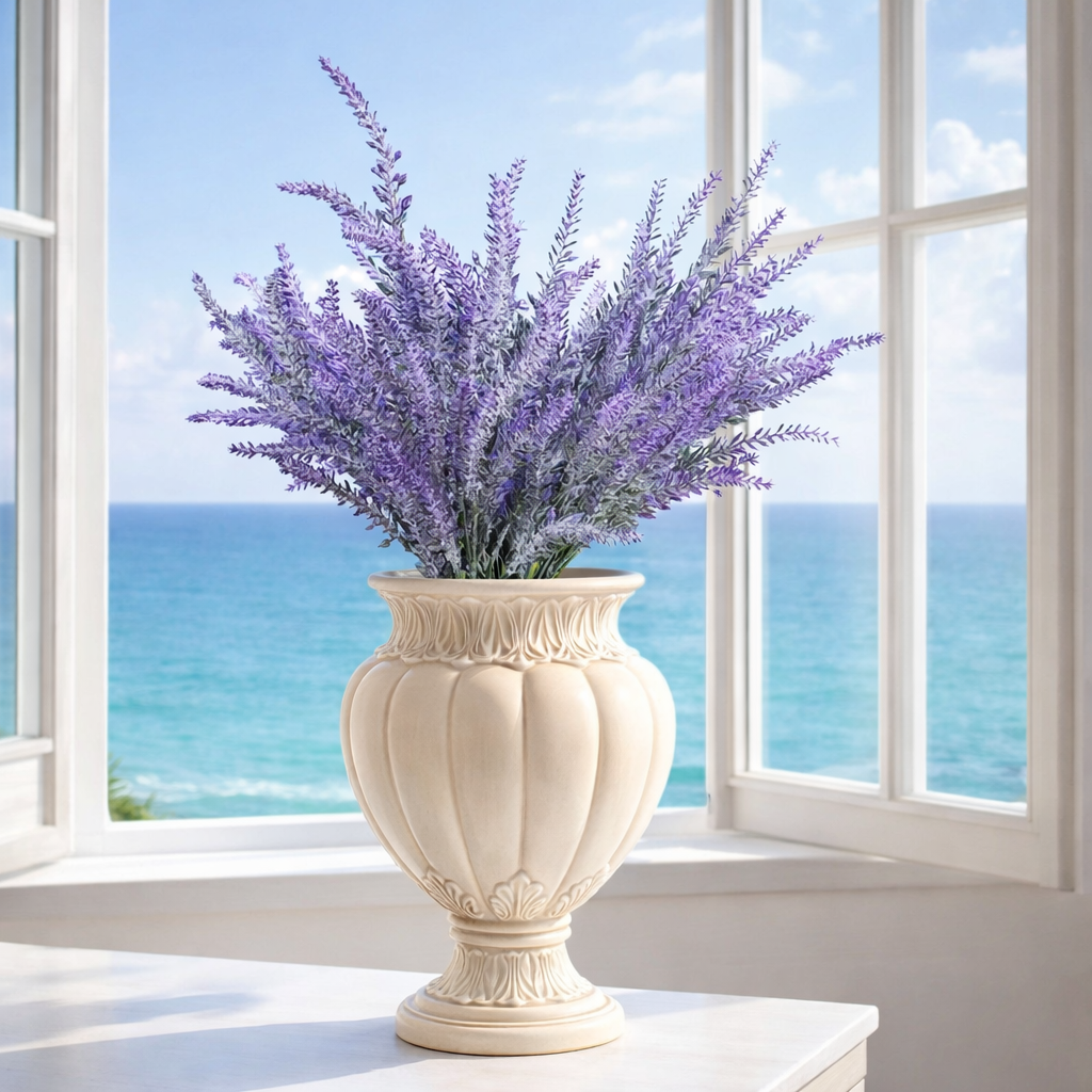 Lavendel Dekorativ Kvist 36cm